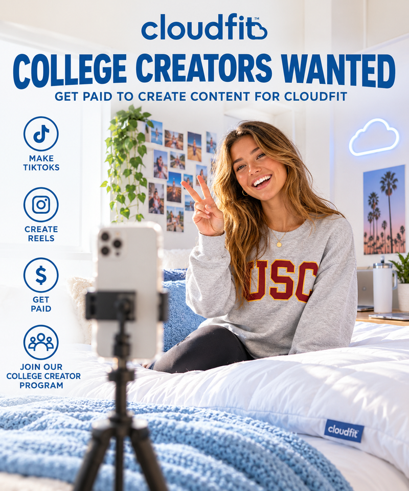 Paid College Influencer & UGC Creator Opportunities | Cloudfit